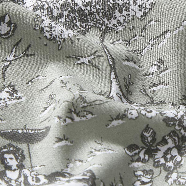 Tela de algodón Cretona Visita al parque – caña,  image number 2