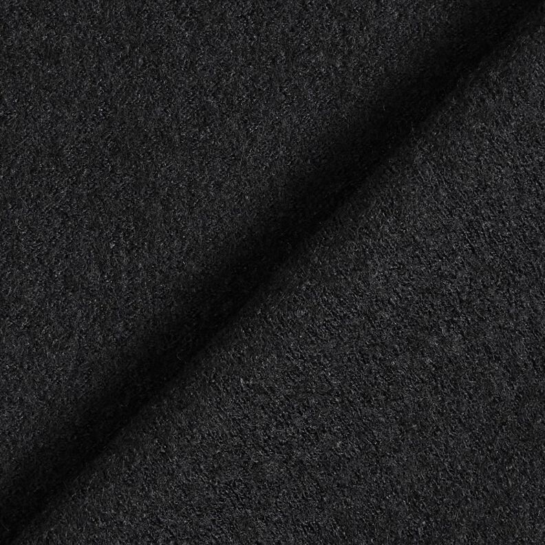 Tejido de punto ligero de mezcla de lana y viscosa – negro,  image number 3