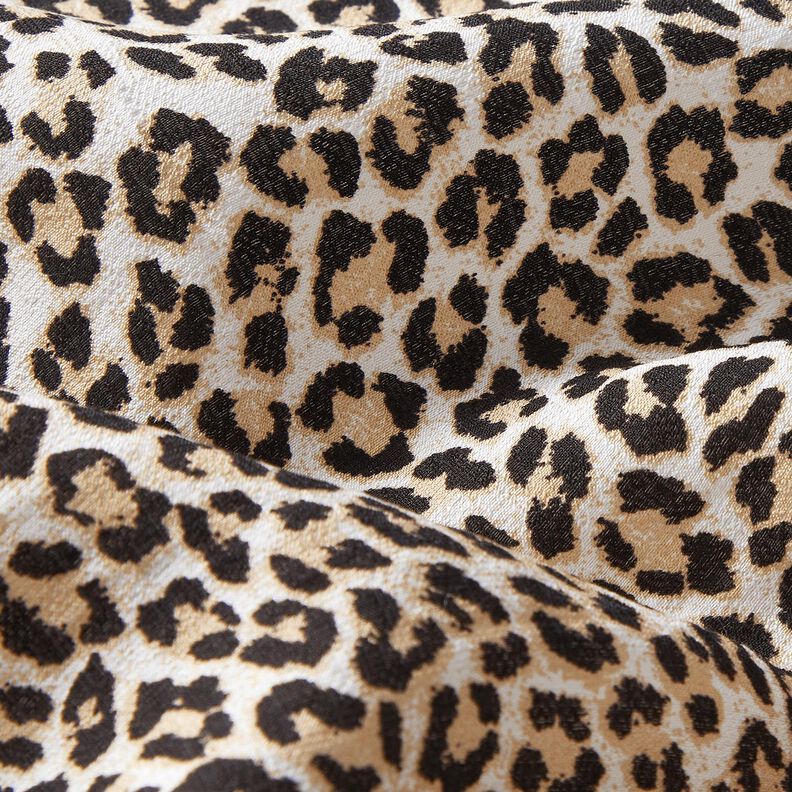 Mezcla viscosa estampado leopardo – beige,  image number 2