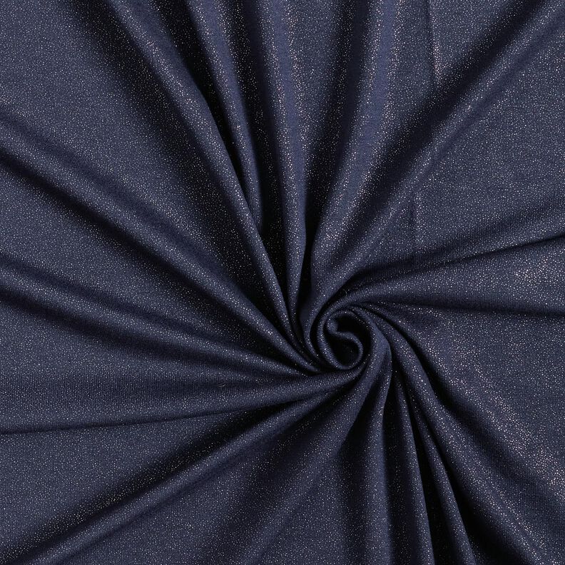 Tela de jersey de viscosa Brillante – azul noche,  image number 1