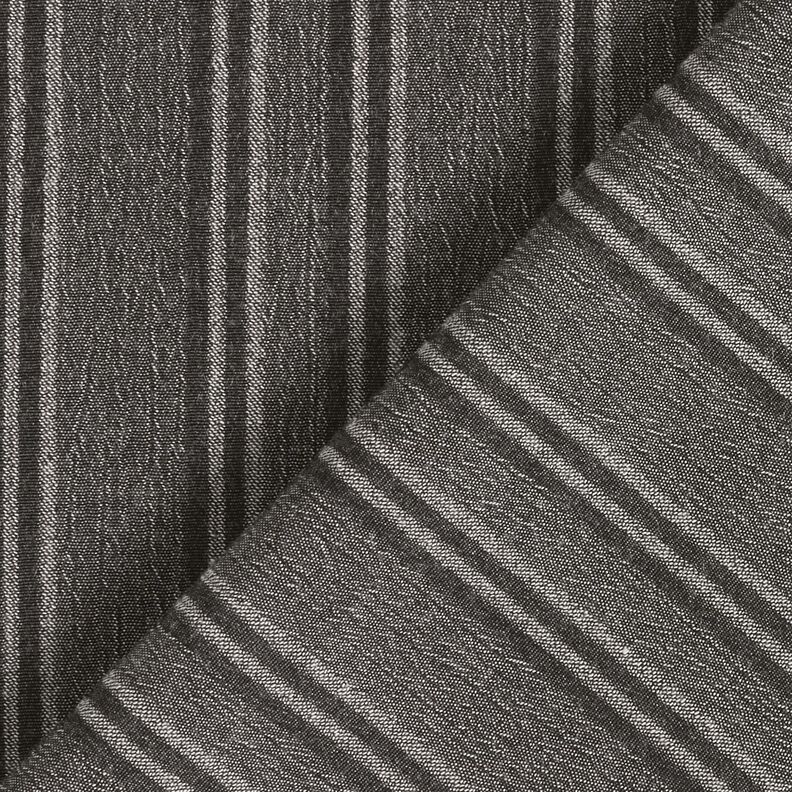 Tela de algodón rayas estrelladas – antracito,  image number 4