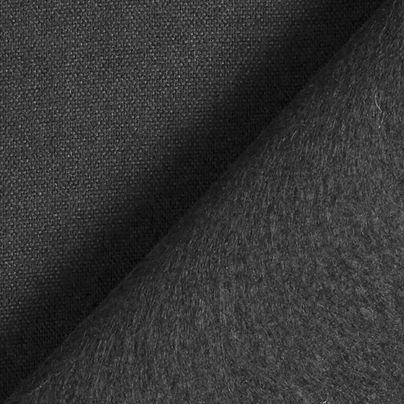 Tela de tapicería fina melange – negro,  image number 3