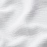 Mezcla de lino y algodón Jacquard Estampado onda – blanco,  thumbnail number 2