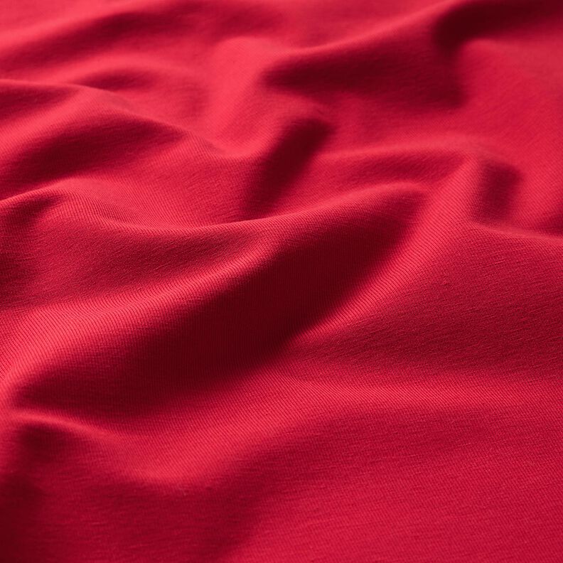 Tela de jersey de algod&oacute;n Uni mediano &ndash; frambuesa,  image number 4