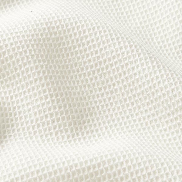 Piqué tipo gofre Mini – blanco lana,  image number 2
