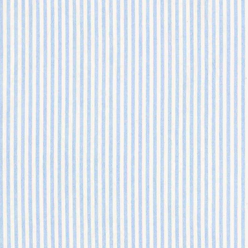 Mezcla de viscosa y algodón Rayas – azul claro/blanco lana,  image number 1