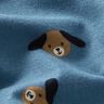 Franela de algodón Cabezas de perro – azul vaquero,  thumbnail number 2