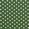 Popelina de algodón puntos grandes – verde oscuro/blanco,  thumbnail number 1