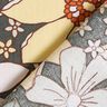 Tela de algodón Cretona Flores retro – naranja claro/amarillo claro,  thumbnail number 4