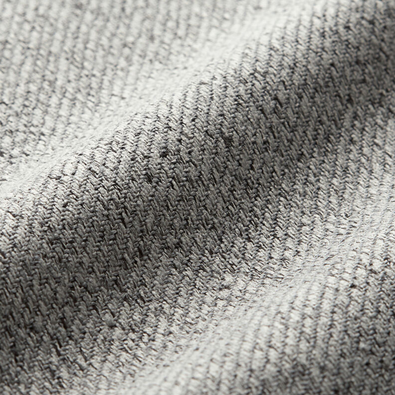 Tela de tapicería Aspecto de sarga – gris,  image number 2