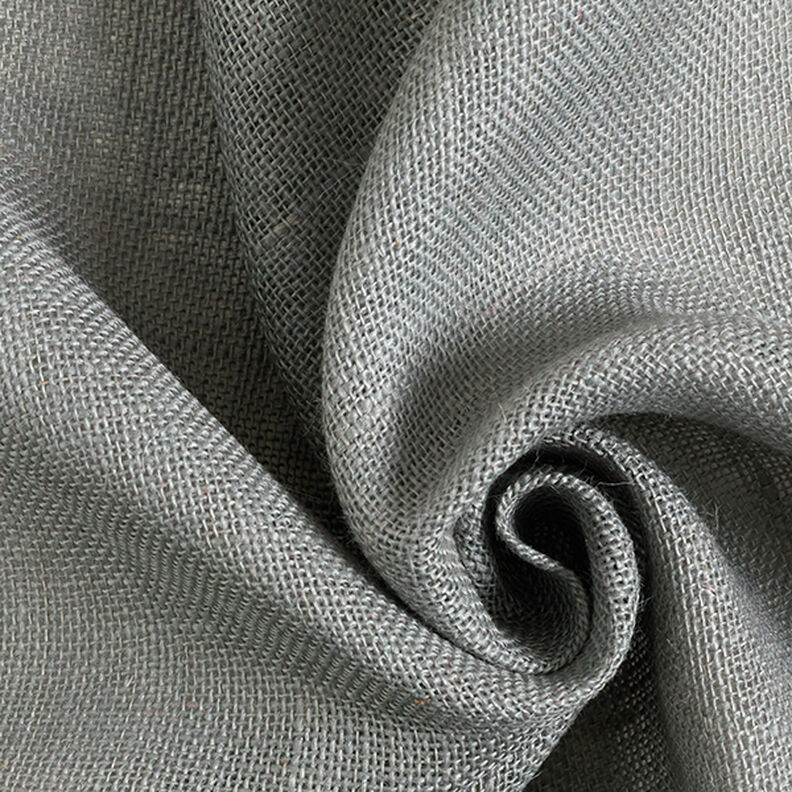 Tela decorativa Yute Uni 150 cm – gris,  image number 1