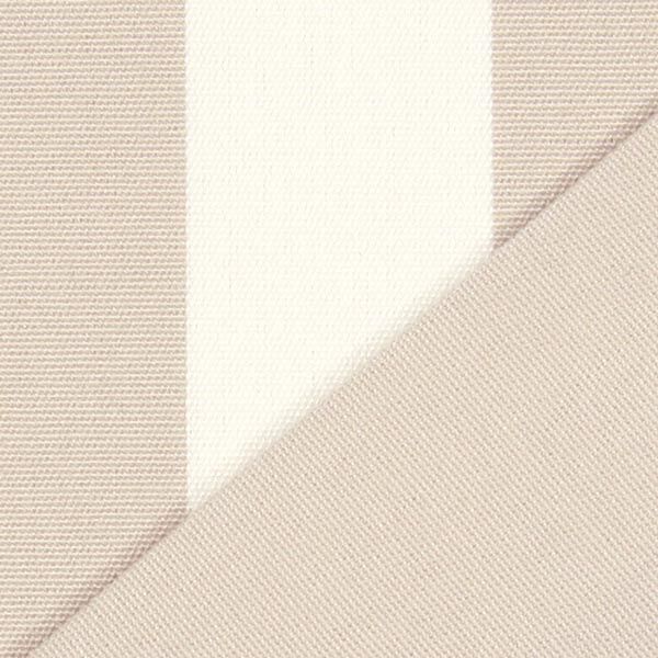 Tela decorativa para exteriores Acrisol Listado – blanco lana/beige oscuro,  image number 3