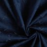 Tela de gabardina elástica con zarcillos – azul marino,  thumbnail number 3