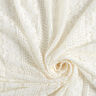 Encaje elástico rayas y flores – blanco lana,  thumbnail number 3