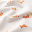 Tela de jersey de algodón Lindos cangrejos Impresión digital | Poppy – blanco, 