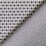 Tela de jersey romaní Rombos mini – beige claro/azul marino,  thumbnail number 4