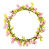 Decoración Guirnalda Floral con bayas [Ø 12 cm/ 17 cm] – rosa/verde,  thumbnail number 1