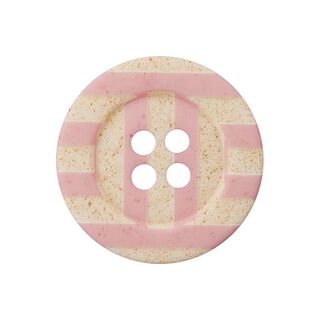 Tira de botones de 4 agujeros  – rosa/albaricoque, 
