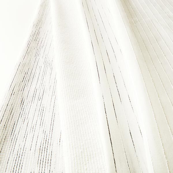 Tela para cortinas Rayas Hilo con efecto 300 cm – blanco,  image number 4