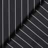 Tejido de pantalón elástico a rayas – negro/blanco,  thumbnail number 4