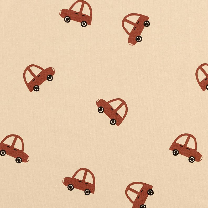 Felpa francesa veraniega Grandes coches retro &ndash; crema,  image number 1