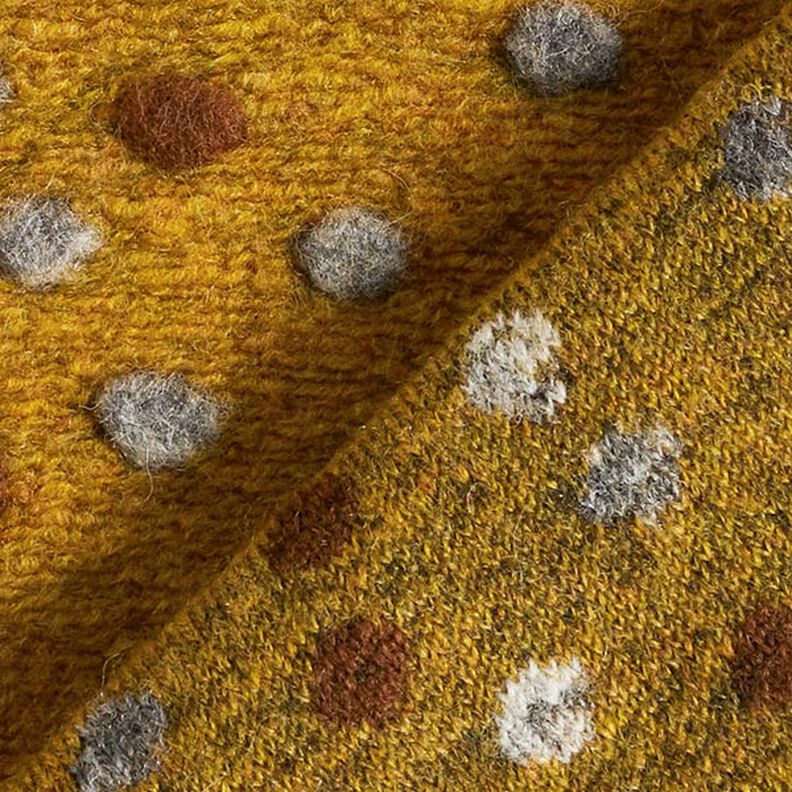 Punto de lana Granos de colores – amarillo curry,  image number 4