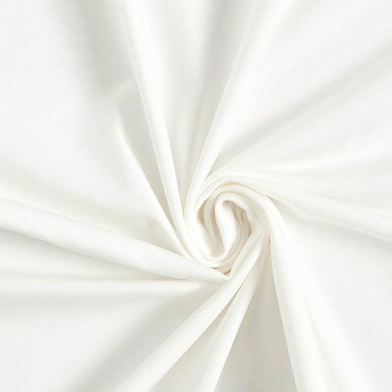 Tela de jersey de algodón Uni mediano – blanco lana,  image number 1