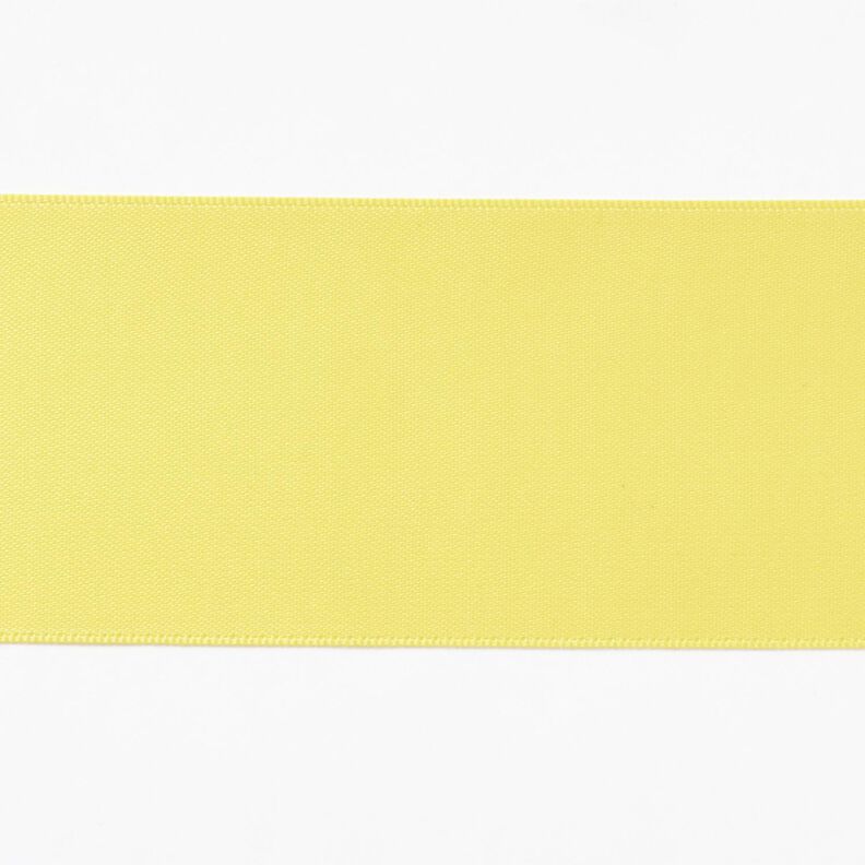 Cinta de satén [50 mm] – amarillo limón,  image number 1