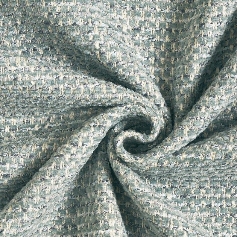 Tela de tapicería Estilo bouclé colorido – caña/crema,  image number 1