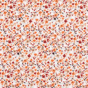 Tela de algodón Cretona Flores dispersas – rosado/naranja melocotón, 