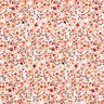 Tela de algodón Cretona Flores dispersas – rosado/naranja melocotón,  thumbnail number 1