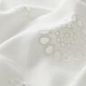 Tela de algodón con bordado inglés de flores – blanco,  thumbnail number 2