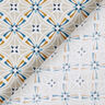 Tela de algodón Cretona Azulejos redondeados – azul,  thumbnail number 4