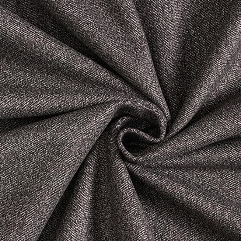 Tela de tapicería melange suave – gris oscuro | Retazo 50cm,  image number 1
