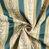 Tela de tapicería jacquard Rayas Biedermeier – crema/azul,  thumbnail number 4