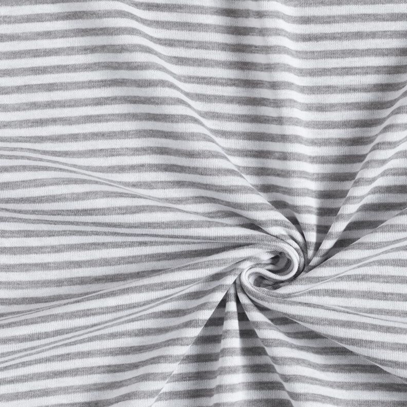 Jersey doble cara rayas liso – blanco/gris,  image number 4