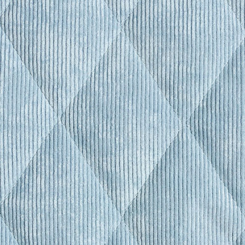 Tela acolchada Pana con reverso de piel con rombos – azul claro,  image number 1