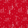Tela decorativa Lona Felices Fiestas – rojo/blanco,  thumbnail number 1