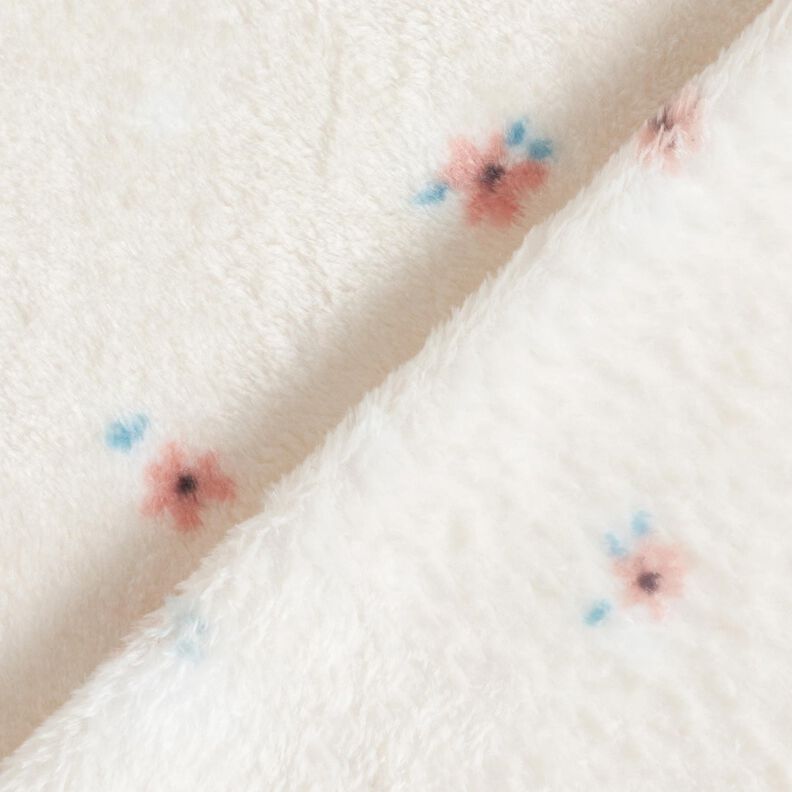 Polar suave Flores pequeñas – beige claro/salmón,  image number 4