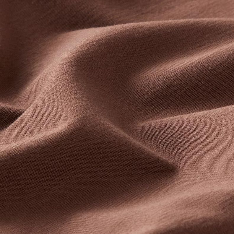 GOTS Tela de jersey de algodón | Tula – marrón,  image number 2