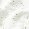 Muselina de algodón con manchas doradas dispersas – blanco/dorado,  thumbnail number 2