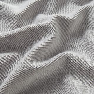 Pana de terciopelo de jersey con reps cruzados – gris claro, 
