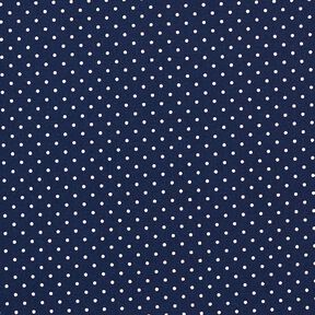 Algod&oacute;n revestido puntos peque&ntilde;os &ndash; azul noche, 