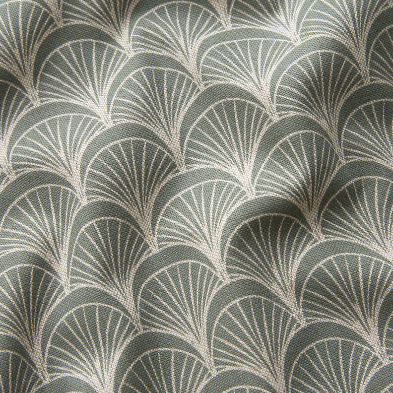 Tela decorativa Panama media Elegantes arcos en abanicos &ndash; naturaleza/ca&ntilde;a,  image number 2