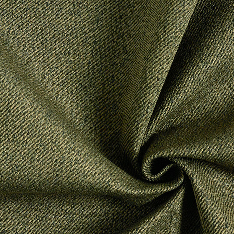 Tela de tapicería Aspecto de sarga – oliva oscuro,  image number 1