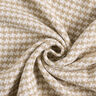 Material de abrigo grueso pata de gallo – beige/blanco,  thumbnail number 4
