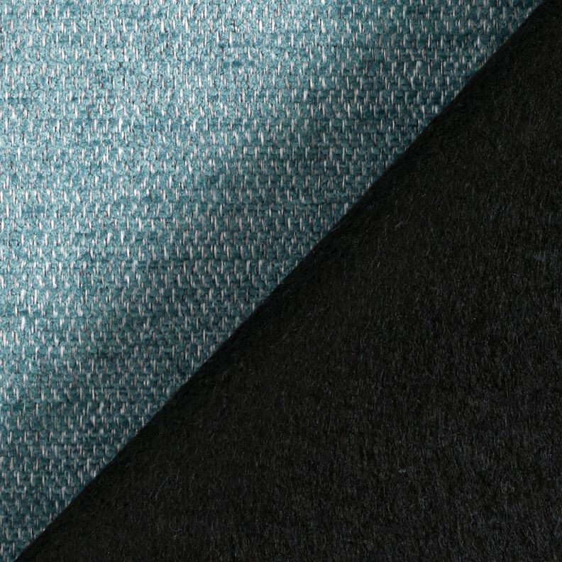 Tela de tapicería Chenilla Melange – petroleo ligera/gris plateado,  image number 3