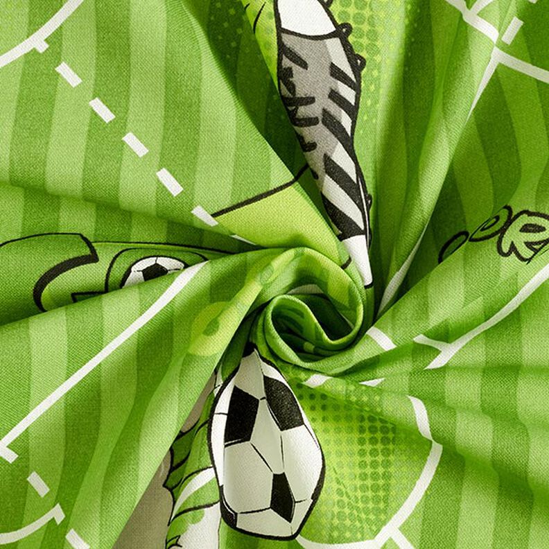 Tela decorativa Panama media Partido de fútbol – verde,  image number 4