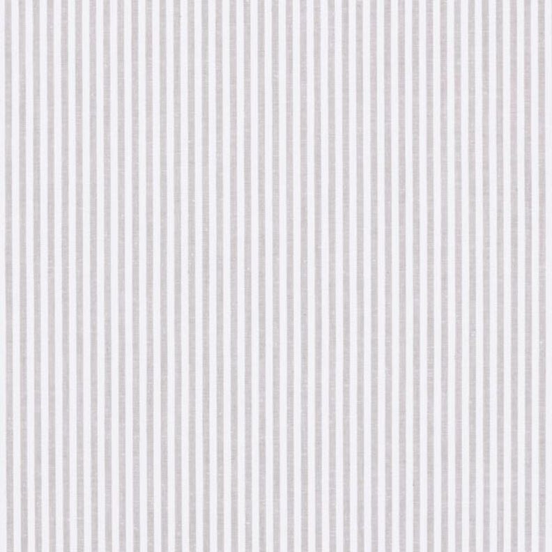 Popelina de algodón Rayas, hilo teñido – gris/blanco,  image number 1