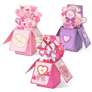 Set de cajas desplegables Amor [ 3Unidad ] – pink/rosa, 